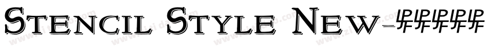 Stencil Style New字体转换